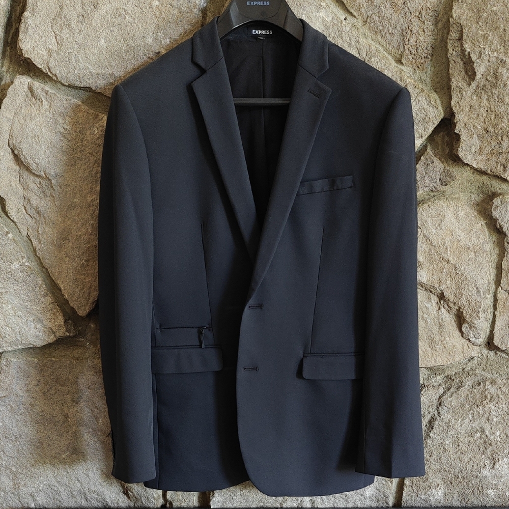 Express Black Sport Coat Classic Fit